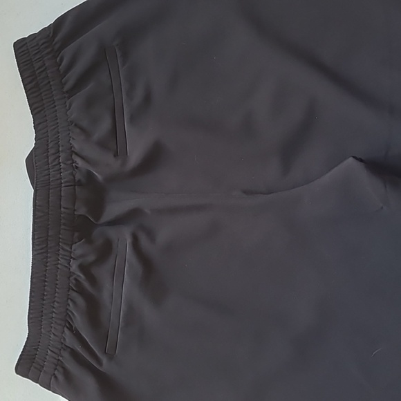 SZ12 3/$30 Front Tie Black Wide Leg Culottes Elastic Waistband Capris - Picture 3 of 6